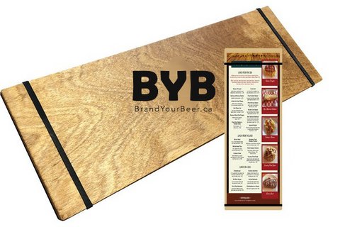Wooden Menu Board