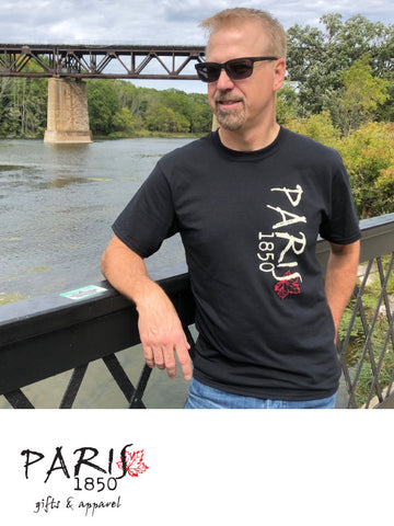 Paris 1850 - Basic Black T-Shirt