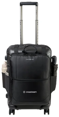 Left Right Samsonite Outline Pro Carry-On and Convertible Backpack Set