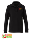 Red Sun Farms - Ladies Long Sleeve 100% Cotton Pique Polo