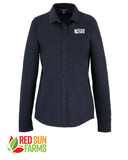 Red Sun Farms -  Ladies Eco Long Sleeve Knit Button Up Shirt