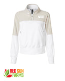 Red Sun Farms - Adidas Women's Fleece Quarter-Zip Pullover