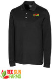 Red Sun Farms - Men's Cutter & Buck Advantage Tri-Blend Pique TALL Long Sleeve Polo