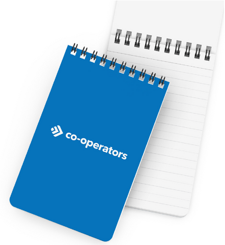 I Love My Co-op - Acorn Pocket Size Notebook (top bound)