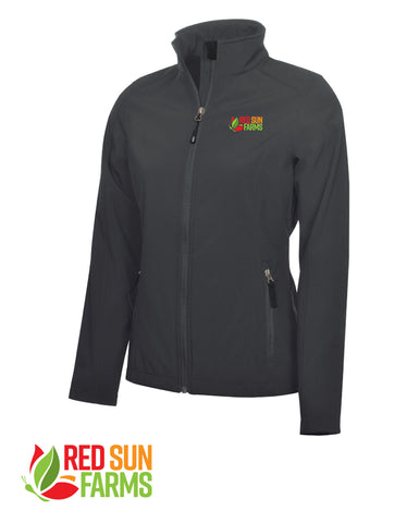 Red Sun Farms - Ladies' Coal Harbour Everyday Water Repellent Soft Shell Jacket