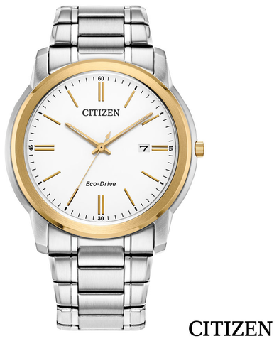 Citizen® Corporate Exclusive 33MM Eco-Drive Two-Tone Watch - Men's