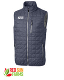Red Sun Farms - Men's Cutter & Buck TALL Rainier Recycled Insulated Puffer Vest