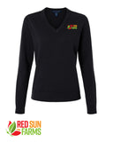 Red Sun Farms - Ladies Classics V-Neck Sweater
