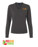 Red Sun Farms - Ladies Classics V-Neck Sweater
