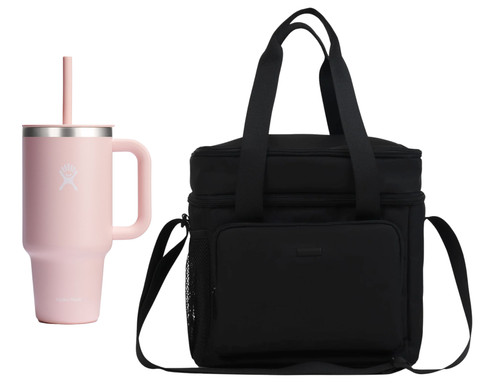 Bugatti Cooler & Hydro Flask Tumbler Gift Set