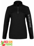 Red Sun Farms - Ladies Interlock 1/4 Zip Pullover