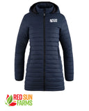 Red Sun Farms - Ladies Glacier Bay Long Lightweight Puffy Jacket