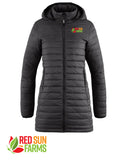 Red Sun Farms - Ladies Glacier Bay Long Lightweight Puffy Jacket