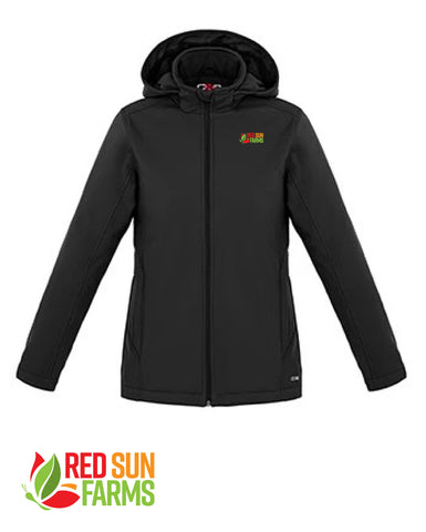 Red Sun Farms - Ladies Insulated Softshell Jacket w/ Detachable Hood