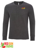 Red Sun Farms - Men's Vintage Thermal Long Sleeve Henley