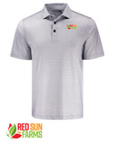 Red Sun Farms - Men's Cutter & Buck TALL Pike Recycled Lattice Print Polo