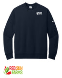 Red Sun Farms - NIKE CLUB FLEECE SLEEVE SWOOSH CREW