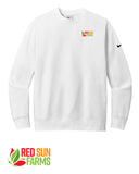 Red Sun Farms - NIKE CLUB FLEECE SLEEVE SWOOSH CREW