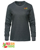 Red Sun Farms - Ladies Long Sleeve Crew Neck Tee