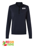 Red Sun Farms - Devon & Jones Women's New Classics Quarter-Zip Sweater