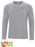 Red Sun Farms - Men's Vintage Thermal Long Sleeve Henley