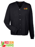 Red Sun Farms - Men's Pilbloc™ V-Neck Button Cardigan Sweater