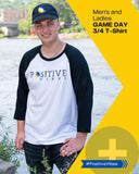 GAME DAY 3/4 Sleeve T-Shirt | Positive Vibes