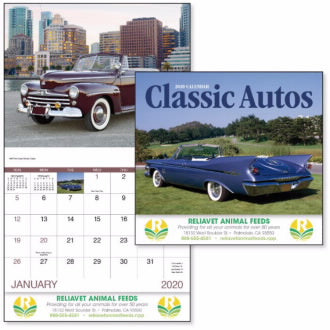 PE98 - 2020 Calendar, Classic Autos
