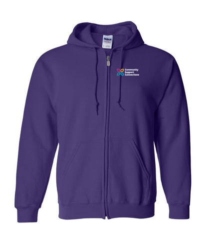 CSC - Full Zip Hooded Sweatshirt, Unisex