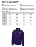 CSC - Half-Zip Microfleece, MENS, Purple or Black