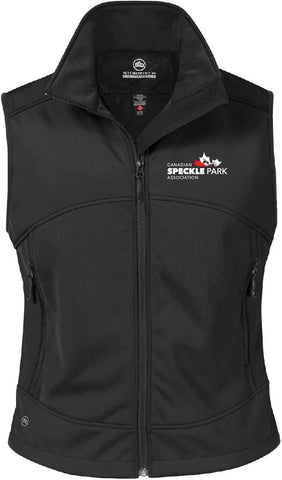 Speckle - Ladies Bonded Vest - Black
