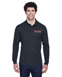 Airways Transit - Men's Long Sleeve Pique Polo, MENS (& Tall)